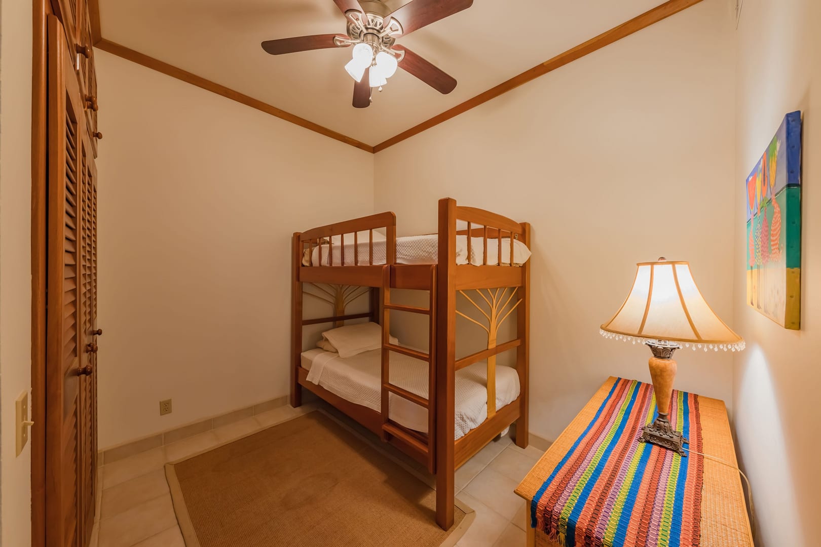 Bunkbed perfect for a family vacation in San Pedro, Ambergris Caye